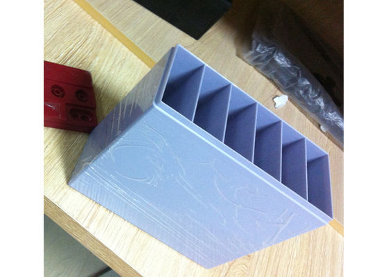 High Polish Injection Molding Services For Blue And Red Color Lead Acid Battery Housing